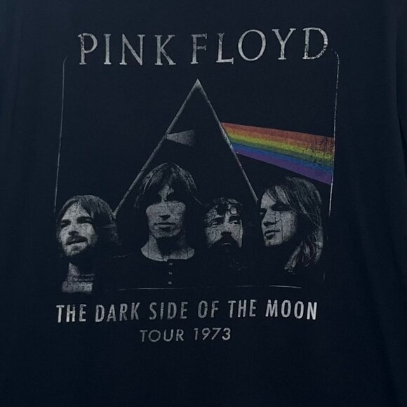 Pink Floyd The Dark Side Of The Moon Tour 1973 Graphic Tee Tshirt Large Black - Picture 5 of 6